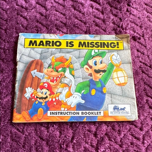 Mario is Missing Instruction Booklet - Picture 1 of 1